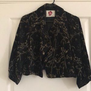 Velvet lace looking jacket